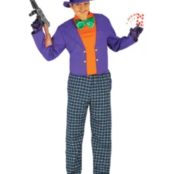 Verrückter Joker Herrenkostüm
