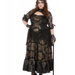 Victorian Lady Kostüm -Grusel Kostuem Welt viktorianisches lady kostuem victorian lady costume steampunk kostuem 38675 04