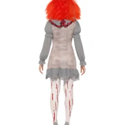 Vintage Horror-Clown Damen Kostüm -Grusel Kostuem Welt vintage horror clown damen kostuem killerclown verkleidung frauen halloween evil clown lady costume 35807 4 1
