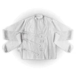 Weiße Zwangsjacke Kostüm -Grusel Kostuem Welt weisse zwangsjacke kostuem irrenhaus jacke white strait jacket halloween kostuem 52100 03