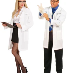 Weißer Arzt Kittel Unisex
