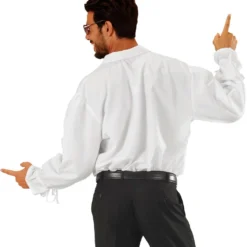 Weißes Rüschenhemd Mit Knöpfen -Grusel Kostuem Welt weisses rueschenhemd mit knoepfen karnevalshemd piratenhemd seeraeuberhemd 25592 3