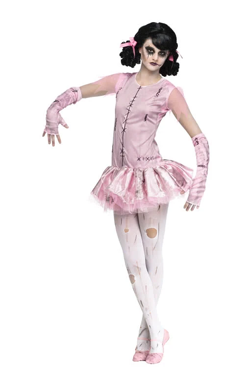 Zombie Ballerina Mädchenkostüm 1 Zombie Ballerina Mädchenkostüm