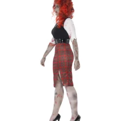 Zombie Schulmädchen Kostüm -Grusel Kostuem Welt zombie schulmaedchen kostuem xl halloween zombie verkleidung fuer damen 24568 3